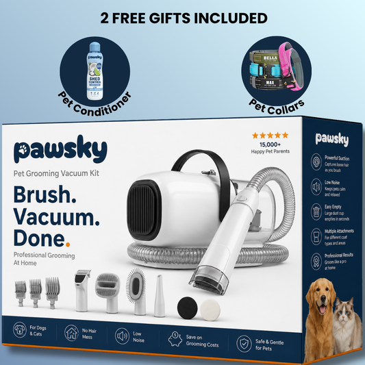 Pawsky™ 2-in-1: Brushes & Vacuums