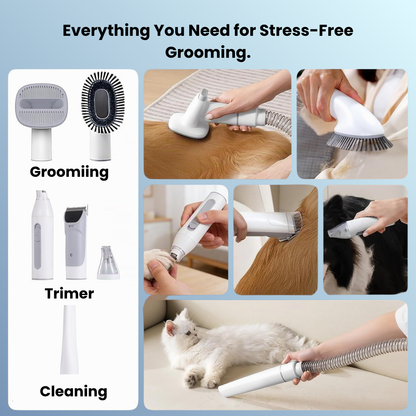Pawsky™ 2-in-1: Brushes & Vacuums