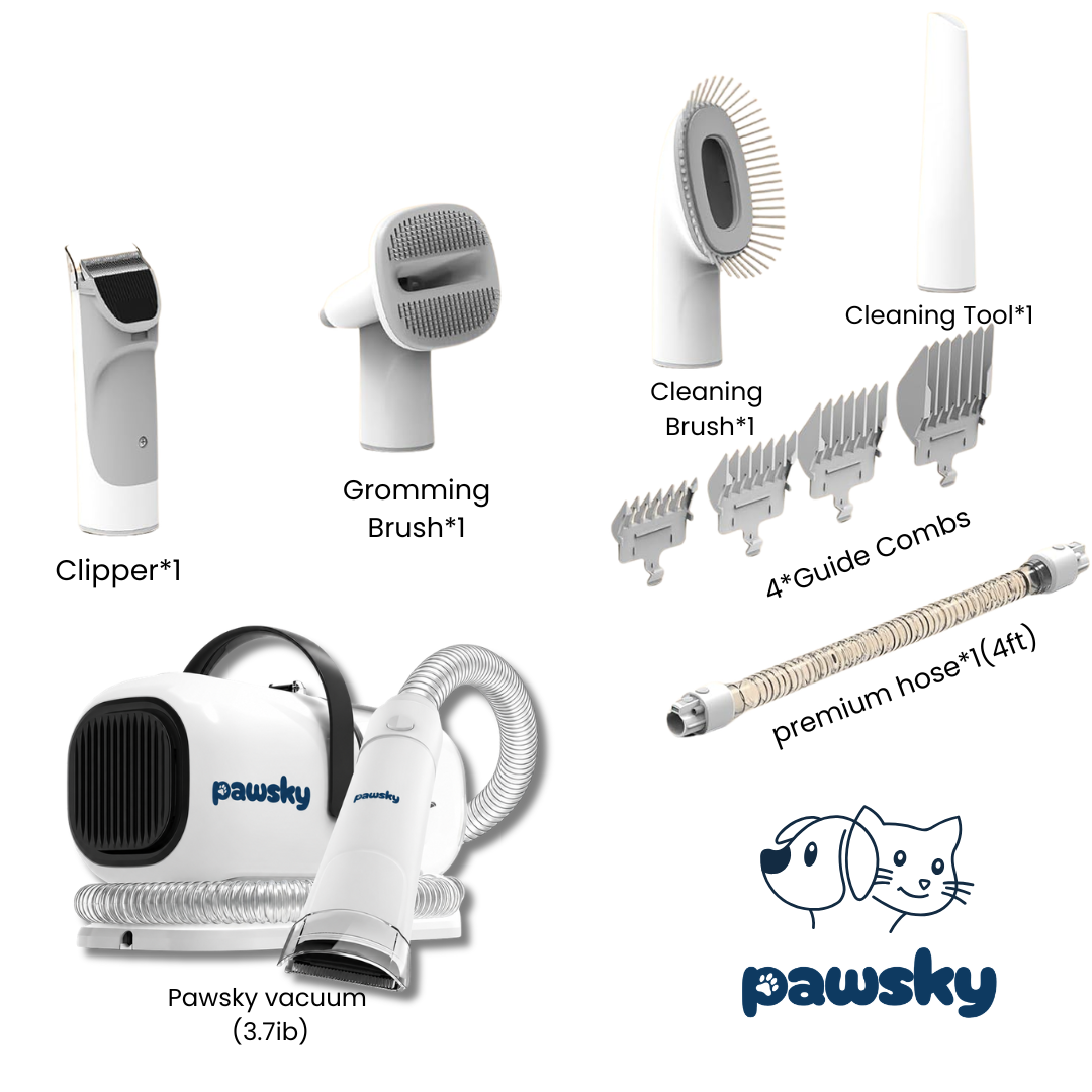 Pawsky™ 2-in-1: Brushes & Vacuums